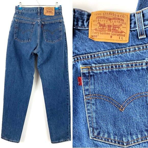 Levi's Denim - Vtg 90s Levi's 550 Relaxed High Rise Jeans 10/6-8